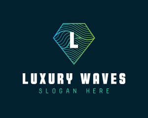 Generic Diamond Waves logo design