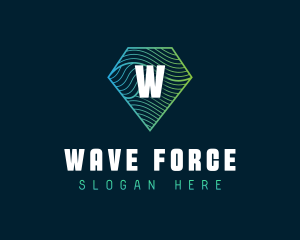 Generic Diamond Waves logo design