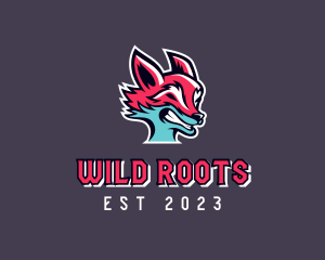 Wild Fox Animal logo design