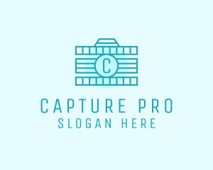 Modern Camera Multimedia Photographer logo design