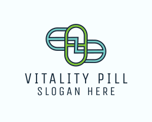 Medical Pill Pharmaceutical logo design