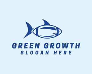 Football Shark Fish logo