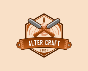 Chisel Wood Carpentry logo design