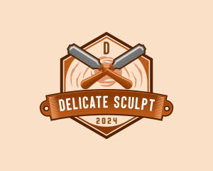 Chisel Wood Carpentry logo design