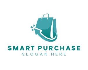 Ecommerce Shopping Bag logo design