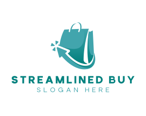 Ecommerce Shopping Bag logo design