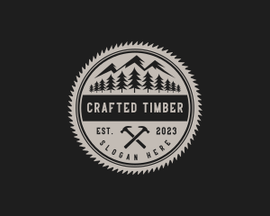 Lumberjack Forestry Tools logo design