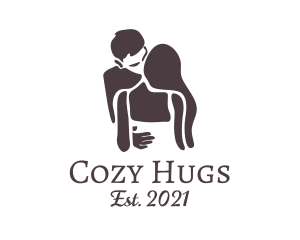 Intimate Couple Lovers logo design