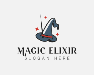 Magician Wizard Hat logo design