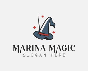 Magician Wizard Hat logo design