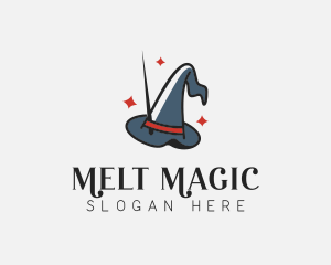 Magician Wizard Hat logo design