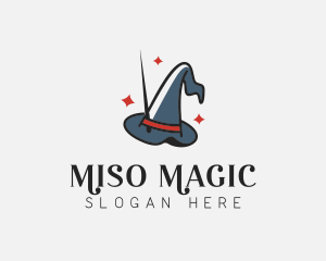 Magician Wizard Hat logo design