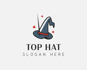 Magician Wizard Hat logo design