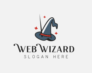 Magician Wizard Hat logo design