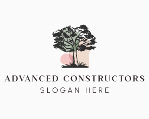 Old Tree Landscape logo design