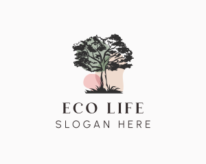 Old Tree Landscape logo design