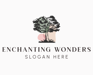 Old Tree Landscape logo design