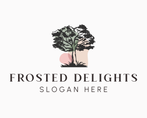 Old Tree Landscape logo design