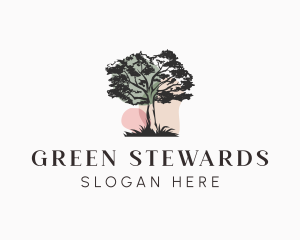 Old Tree Landscape logo design