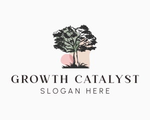 Old Tree Landscape logo design