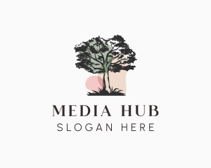 Old Tree Landscape logo design