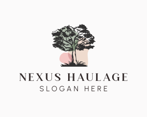 Old Tree Landscape logo design