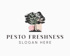 Old Tree Landscape logo design