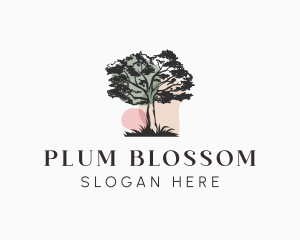 Old Tree Landscape logo design