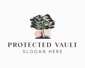 Old Tree Landscape logo design