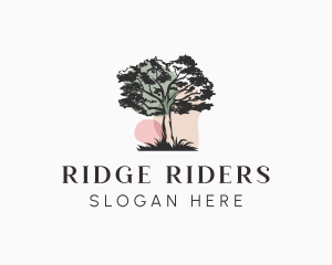 Old Tree Landscape logo design