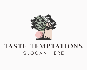 Old Tree Landscape logo design