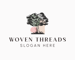 Old Tree Landscape logo design