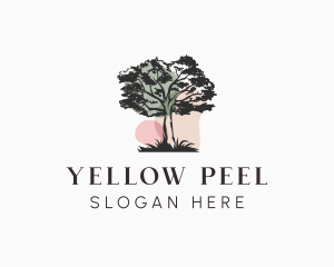 Old Tree Landscape logo design