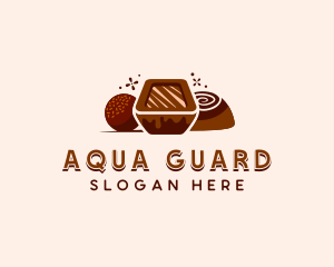 Chocolate Candy Dessert Logo