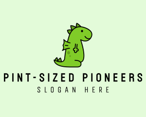 Cute Baby Dinosaur logo design