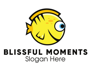 Round Yellow Fish logo
