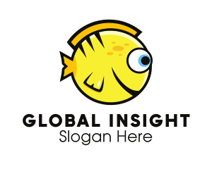 Round Yellow Fish logo