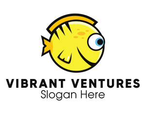 Round Yellow Fish logo