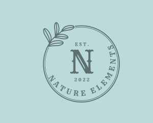 Leaf Nature Boutique logo design