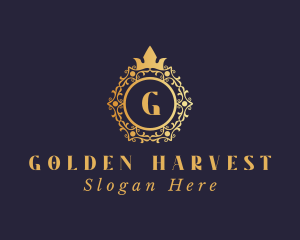 Royal Golden Shield logo design