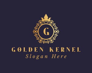 Royal Golden Shield logo design