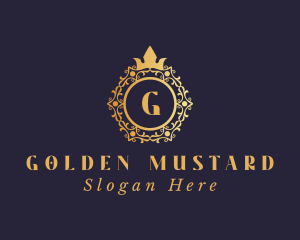 Royal Golden Shield logo design