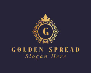 Royal Golden Shield logo design