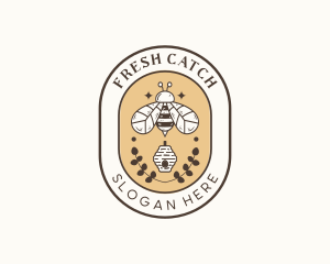 Honey Bee Farm logo design