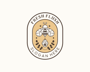 Honey Bee Farm logo design