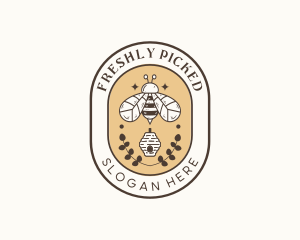 Honey Bee Farm logo design