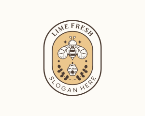 Honey Bee Farm logo design