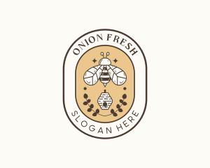 Honey Bee Farm logo design