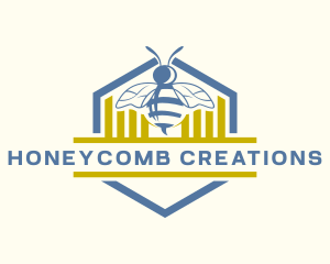 Wild Bee Hive  logo design