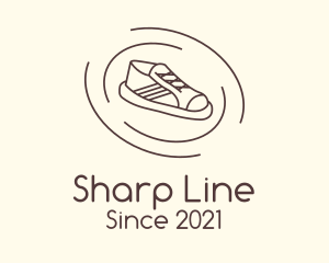 Shoe Circular Orbit logo design